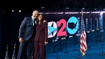 <p>When Biden announced Harris as his running mate, the couple made history. Harris would become the first female vice president, and Emhoff would become the first second gentleman.</p> <p>In her first remarks, Harris said, "I can't wait for America to get to know Doug. My family means everything to me."</p> <p>With Biden's announcement, Harris also became the first Black and South Asian woman, as well as the first graduate of a historically Black college or university to be chosen as a major party candidate's running mate.</p>