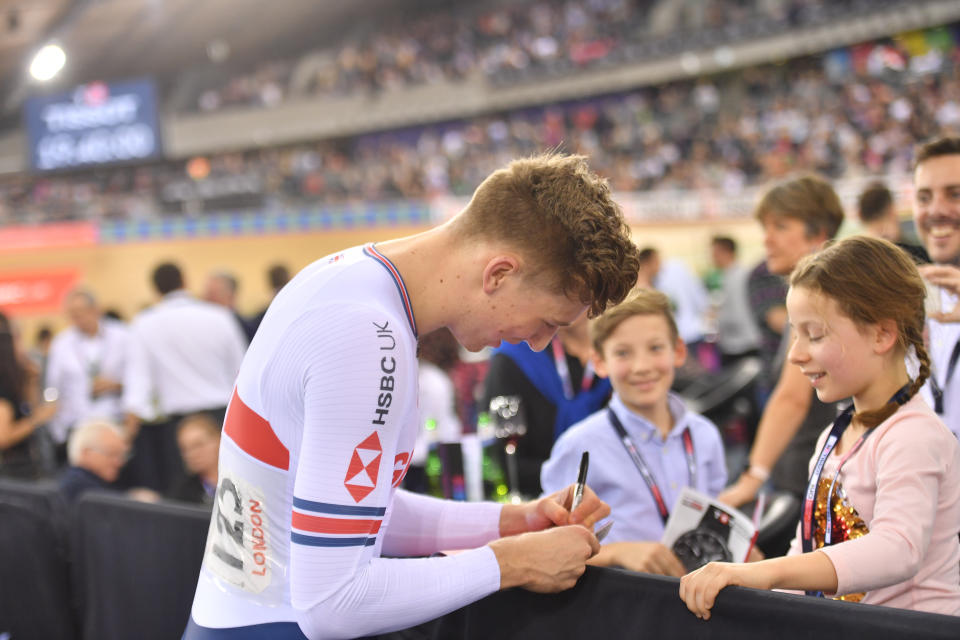Joe Truman loved racing at the UCI Track World Cup in London