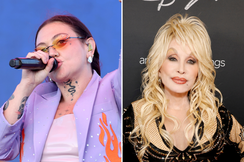 Elle King (left) was criticised for her Dolly Parton tribute performance (Getty Images)