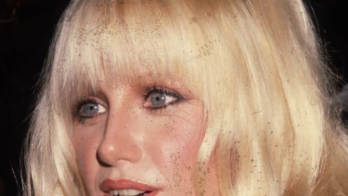 circa 1977 headshot of american actor suzanne somers, of the television series, threes company photo by darlene hammondhulton archivegetty images