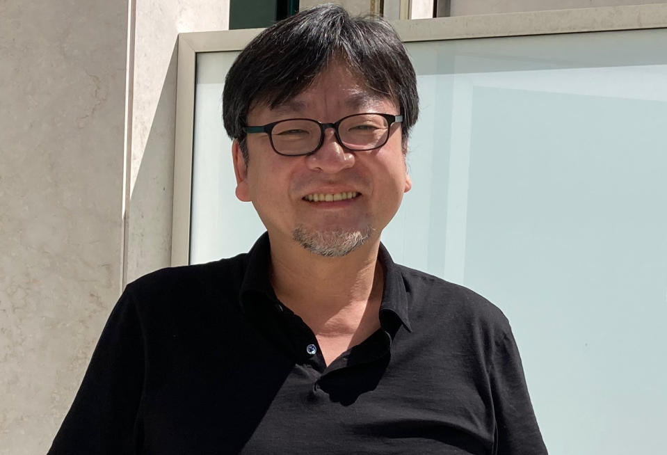 Mamoru Hosoda, director of “Belle,” at Cannes - Credit: Anne Thompson