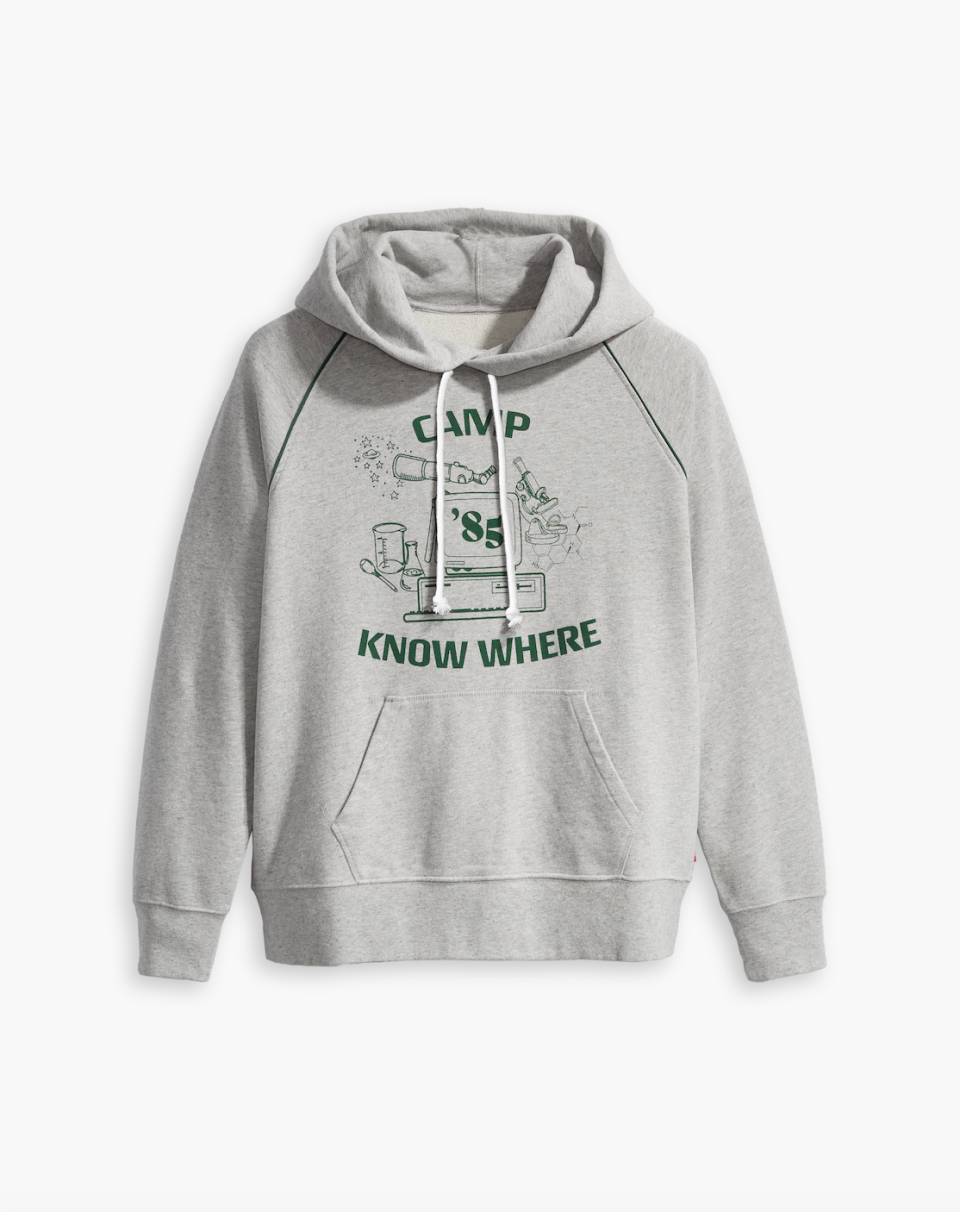  Levi's x Stranger Things - Camp NoWhere Hoodie, Heather Grey