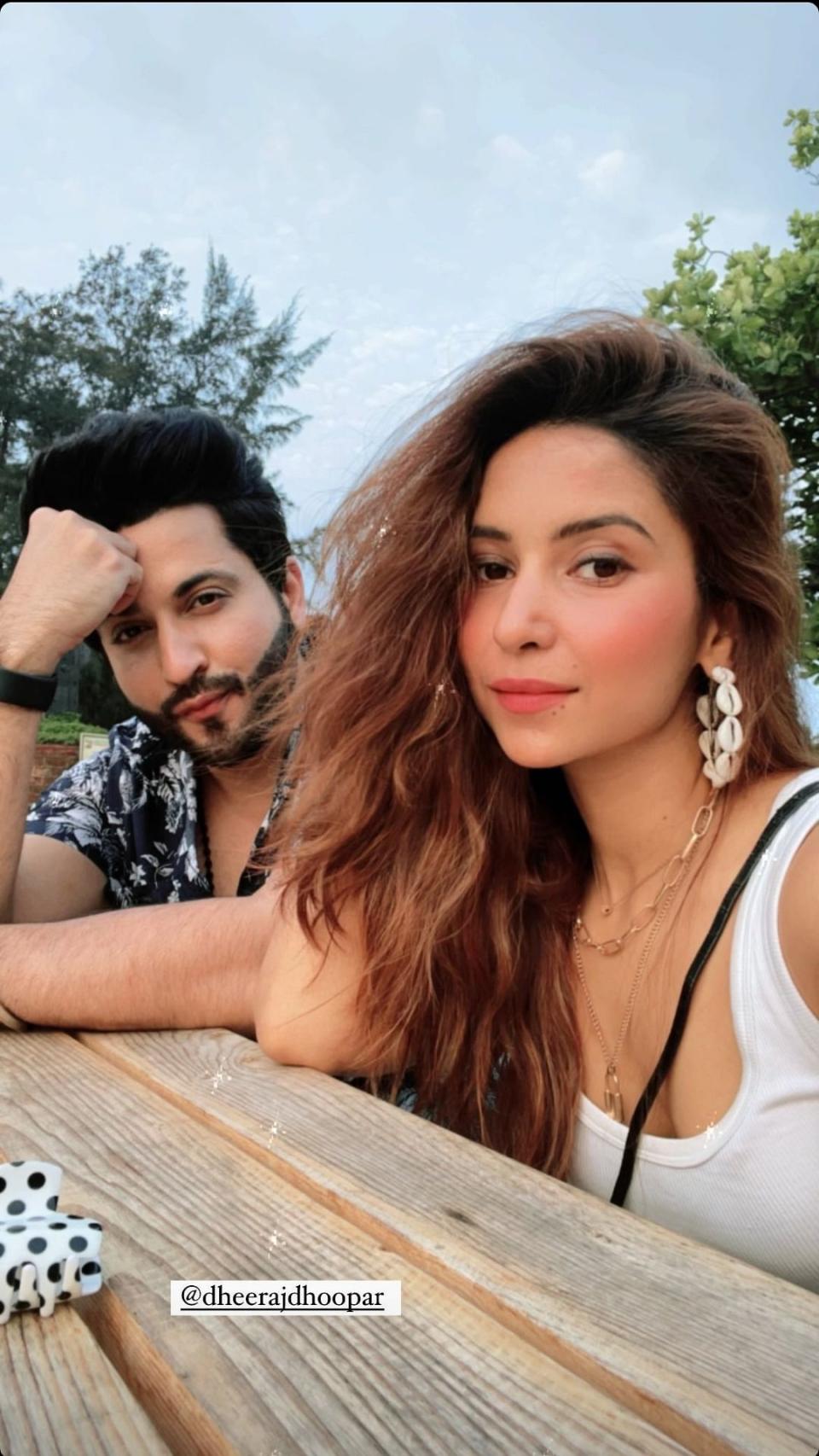 Dheeraj Dhoopar with wife in Goa to shoot for next 25 days.