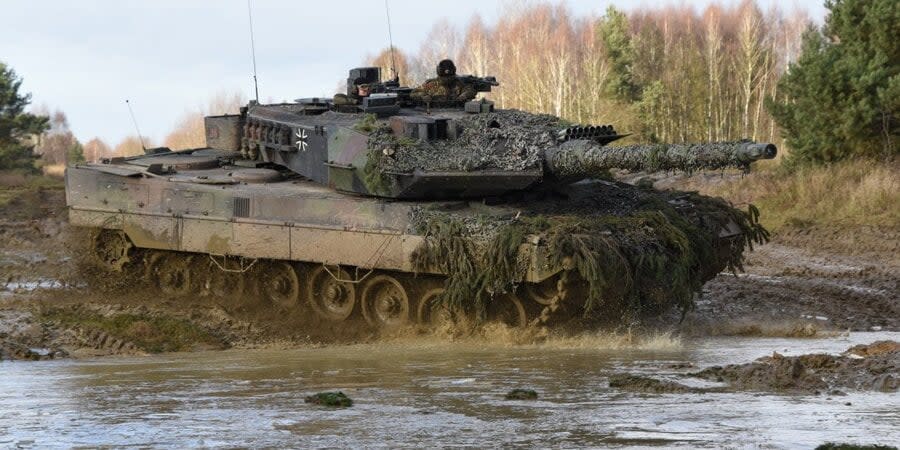 Model Leopard 2 A6M - similar tanks can be obtained by Ukraine