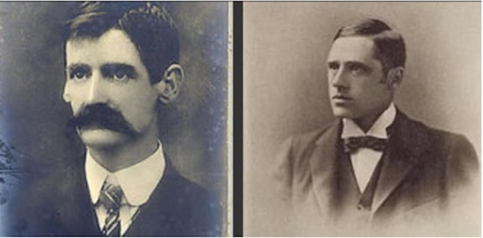 Poets Henry Lawson (left) and ‘Banjo’ Paterson were early contributors to the development of a peculiarly Australian vernacular. <a href="https://www.rahs.org.au/ccbhs-paterson-lawson/" rel="nofollow noopener" target="_blank" data-ylk="slk:Royal Australian Historical Society;elm:context_link;itc:0;sec:content-canvas" class="link ">Royal Australian Historical Society</a>