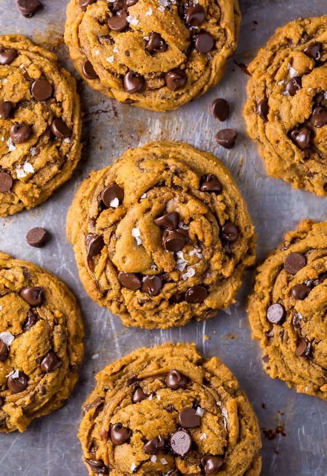 Pumpkin Chocolate Chip Cookies