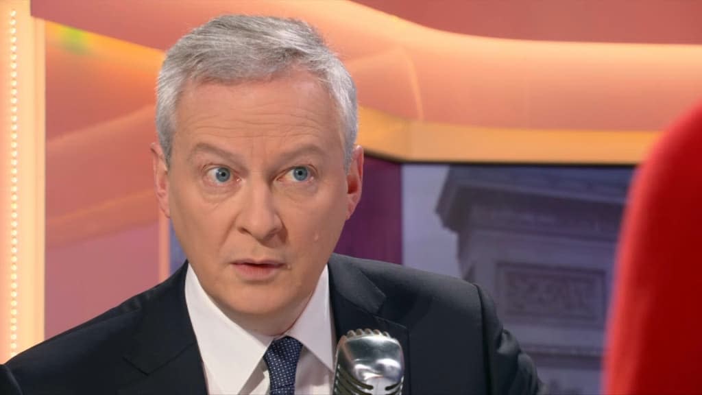 Bruno Le Maire sur notre plateau ce mercredi.  - BFMTV