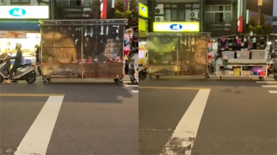 路上驚見機車變身「巨型聯結車」！一口氣拖「4節車廂」奔馳網嚇：太扯