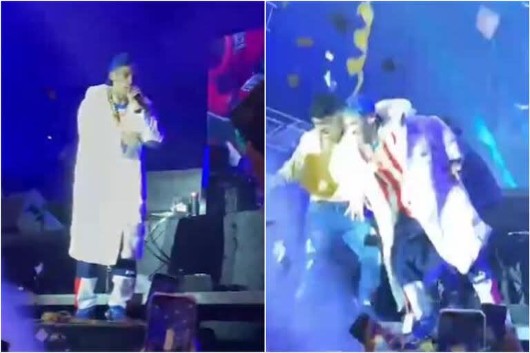 L-Gante protagonizó un accidente con un fanático en un show realizado en Paraguay