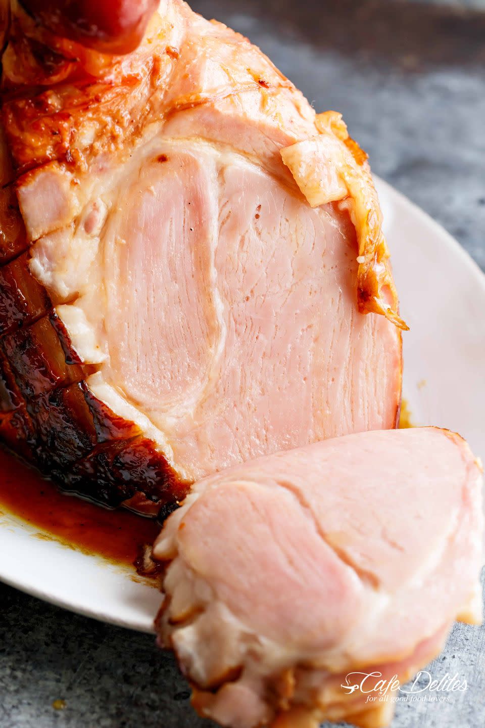 Brown Sugar Mustard Glazed Ham