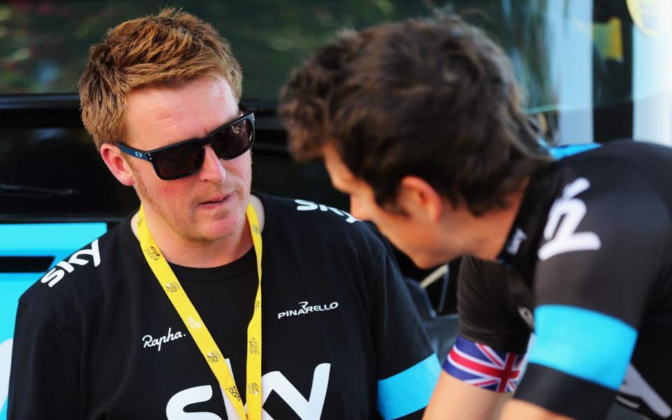 Rod Ellingworth with Geraint Thomas  - Getty Images Europe