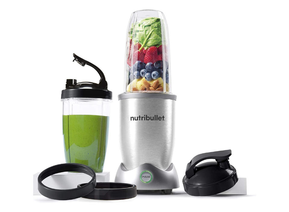 The NutriBullet's 1200-watt motor blends fruits and veggies with ease. (Source: Amazon)