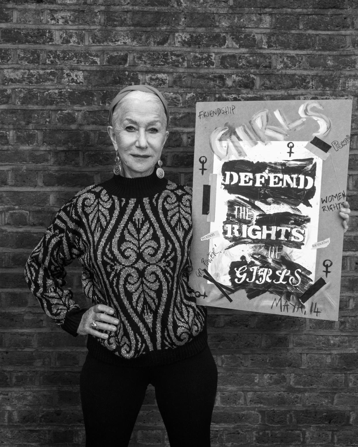 To celebrate 10 years of Save the Children’s Christmas Jumper Day, famous faces including Dame Helen Mirren have joined forces for the campaign (Misan Harriman)
