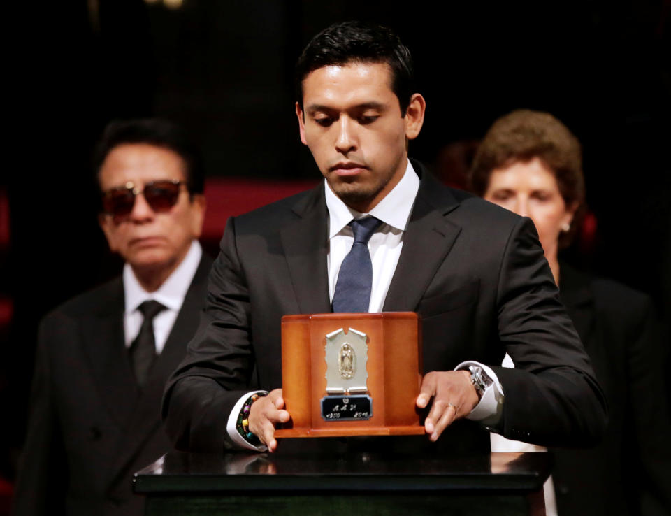 Iván Aguilera, hijo y heredero de Juan Gabriel. Foto: Reuters