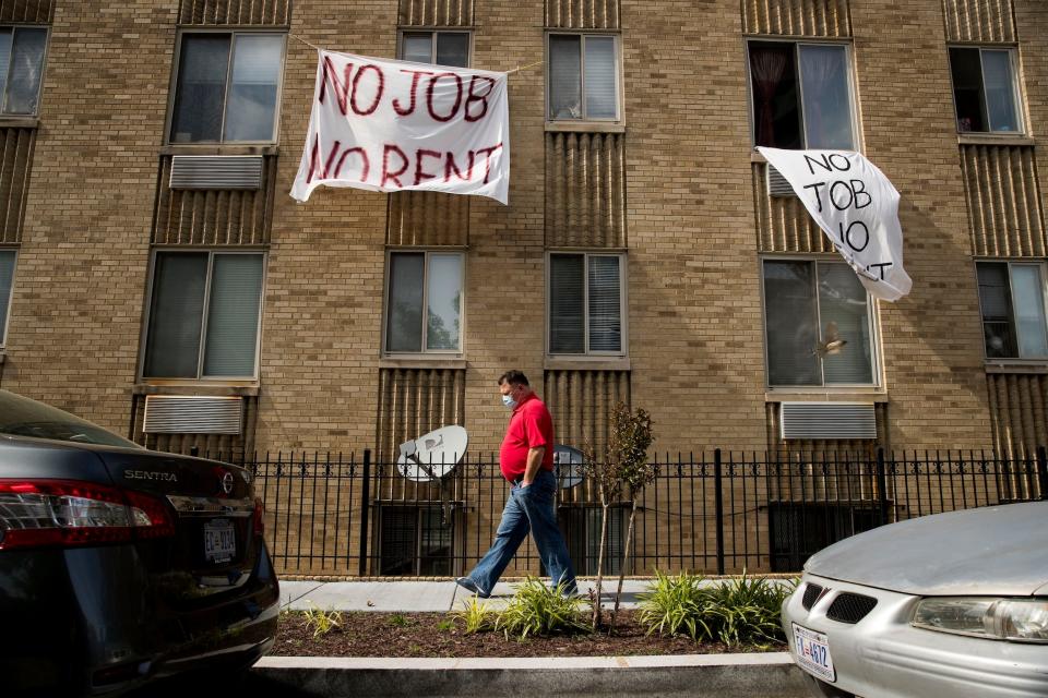 no job no rent coronavirus economic recession job loss eviction housing crisis