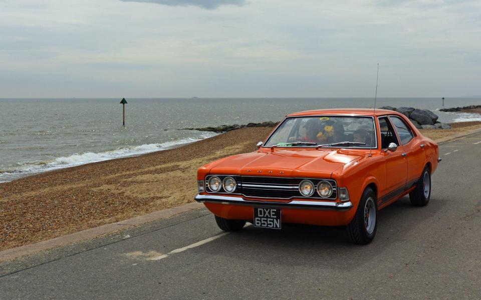 Orange Ford Cortina