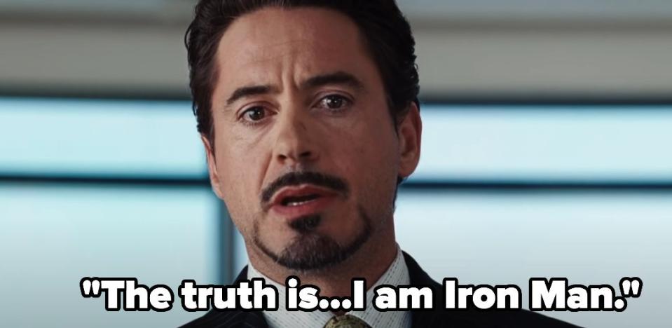 the truth is i am iron man
