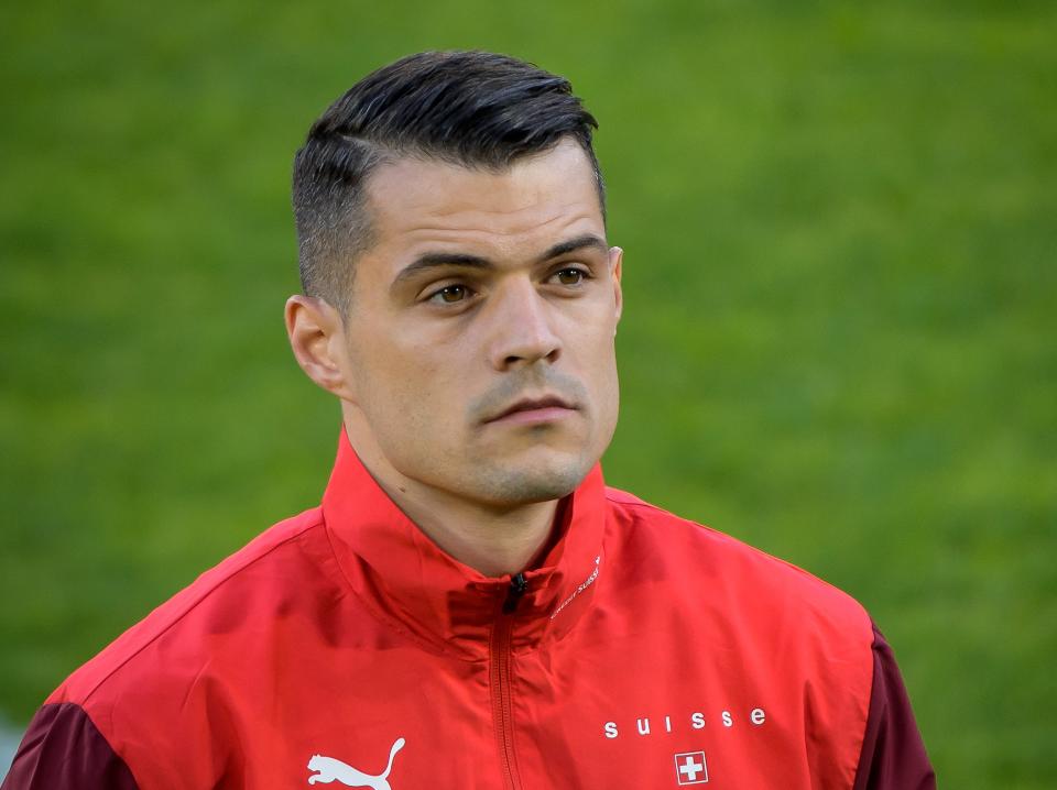 Switzerland midfielder Granit Xhaka (AFP via Getty Images)