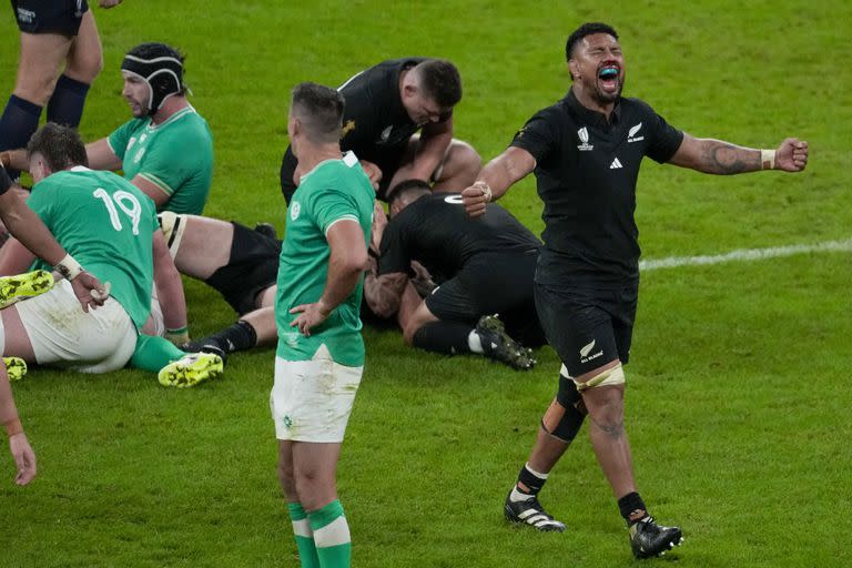 Nueva Zelanda sacó del Mundial a Irlanda, uno de los principales favoritos al título, en los cuartos de final