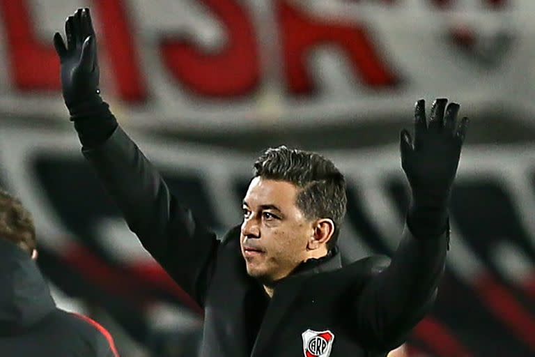 La ovación a Marcelo Gallardo, un clásico de todos los partidos de River, en el Monumental