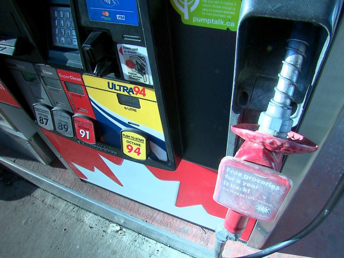 As soon as Monday, Prince Edward Island drivers could be paying an additional 5.1 cents per litre of gas and an extra 6.2 cents per litre of diesel. (Erin Collins/CBC - image credit)