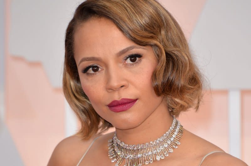 Carmen Ejogo arrives on the red carpet at the 87th Academy Awards at the Hollywood & Highland Center in Los Angeles in 2015. File Photo by Kevin Dietsch/UPI