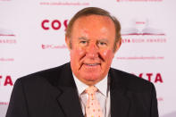 Andrew Neil arrives at the 2015 Costa Book Awards at Quaglino's, London.