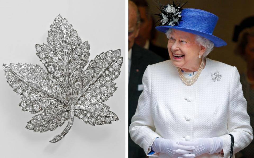 Maple leaf brooch - Royal Collection Trust | Max Mumby/ Indigo/ Getty Images