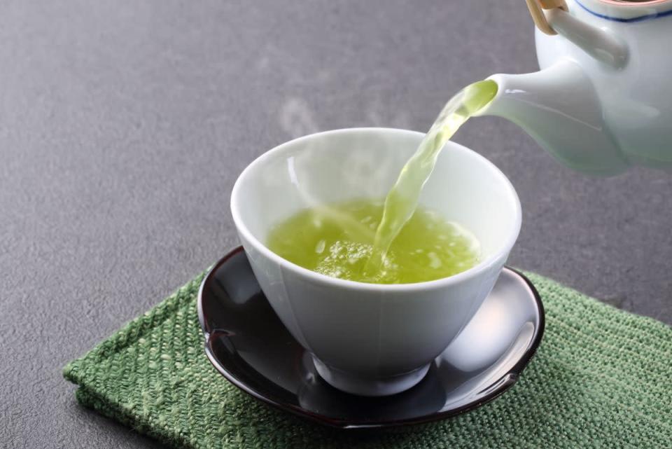 Green Tea From Kettle