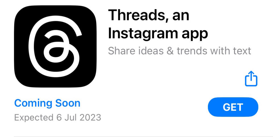 threads app store screenshot