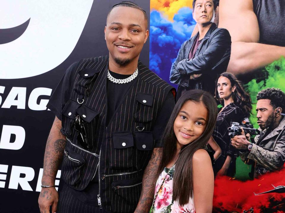 <p>Rich Fury/WireImage</p> Bow Wow and Shai Moss in 2021