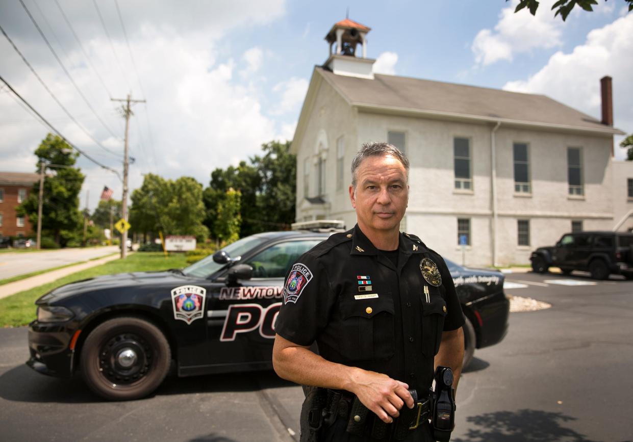 Tom Synan, is the police chief of the Village of Newtown. The population is only 3,000, but Synan is becoming known on a international level for his battle against the opioid epidemic. He is the co-founder of the Hamilton County Heroin Coalition that that started in March of 2015. 