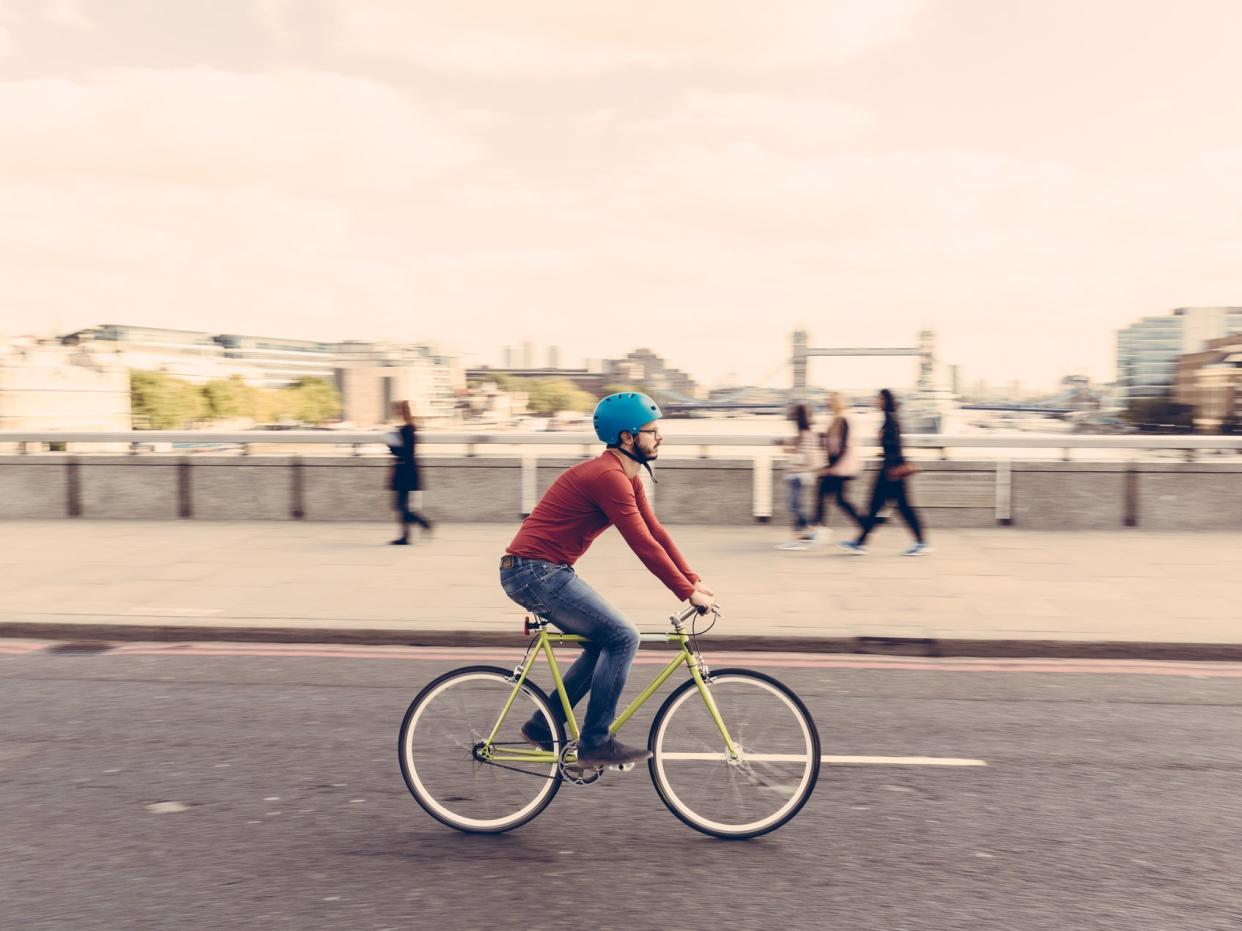 I had imagined moving back to London and cycling my bike in the new cycle lanes and enjoying some kind of new, green urban utopia: Getty