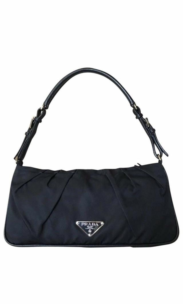 PRADA Nylon Shoulder Bag in Black - More Than You Can Imagine