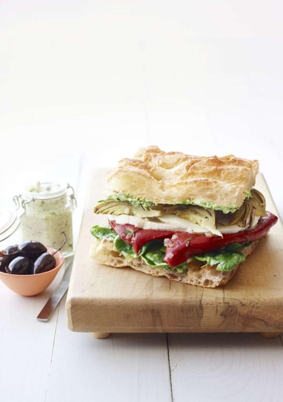 picnic ideas veggie focaccia