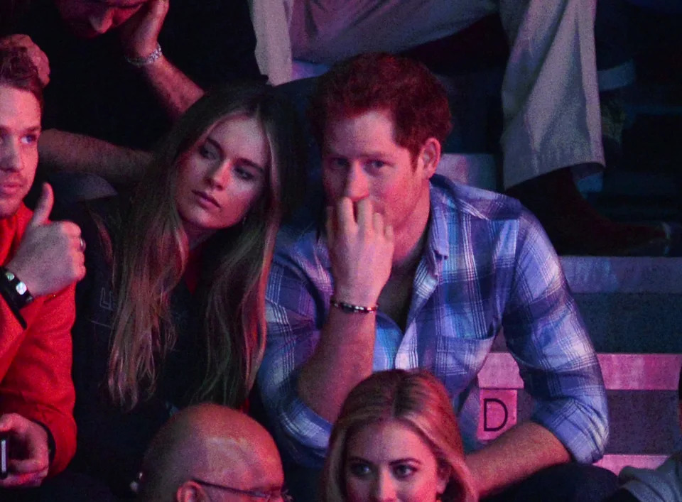 LONDON, ENGLAND - MARCH 07:  Cressida Bonas and Prince Harry attend We Day UK, a charity event to bring young people together at Wembley Arena on March 7, 2014 in London, England.  (Photo by Karwai Tang/WireImage)