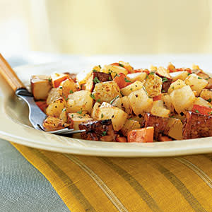 Hash Browns with Italian-Seasoned Tofu