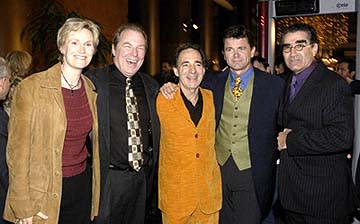 Jane Lynch , Michael McKean , Harry Shearer , John Michael Higgins and Eugene Levy at the Hollywood premiere of Warner Bros. A Mighty Wind