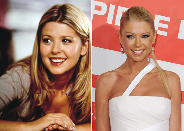 <b>Tara Reid</b><br> Tara hasn’t been too busy since the first ‘American Pie’, most notably she was in the abomination that is ‘Alone in the Dark’ (someone thought she’d be convincing as a scientist). She also had a recurring role in ‘Scrubs’, popped up in ‘Celebrity Big Brother’ and has been a gossip mag regular.<br><br><b>[Related video: </b><a href="http://uk.movies.yahoo.com/blogs/editors-20111013/american-pie-reunion-trailer-world-exclusive-183143895.html" data-ylk="slk:Watch the 'American Pie: Reunion' trailer;elm:context_link;itc:0;sec:content-canvas;outcm:mb_qualified_link;_E:mb_qualified_link;ct:story;" class="link  yahoo-link"><b>Watch the 'American Pie: Reunion' trailer</b></a><b>]</b>