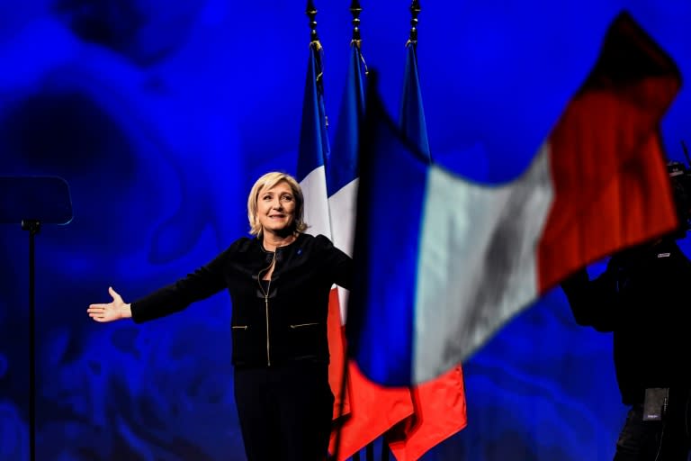 Marine Le Pen, head of the French far-right National Front, is tipped to get through to the second round of the presidential election in May