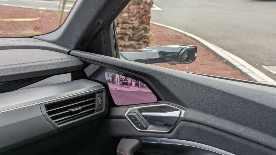 Digital side camera mirrors