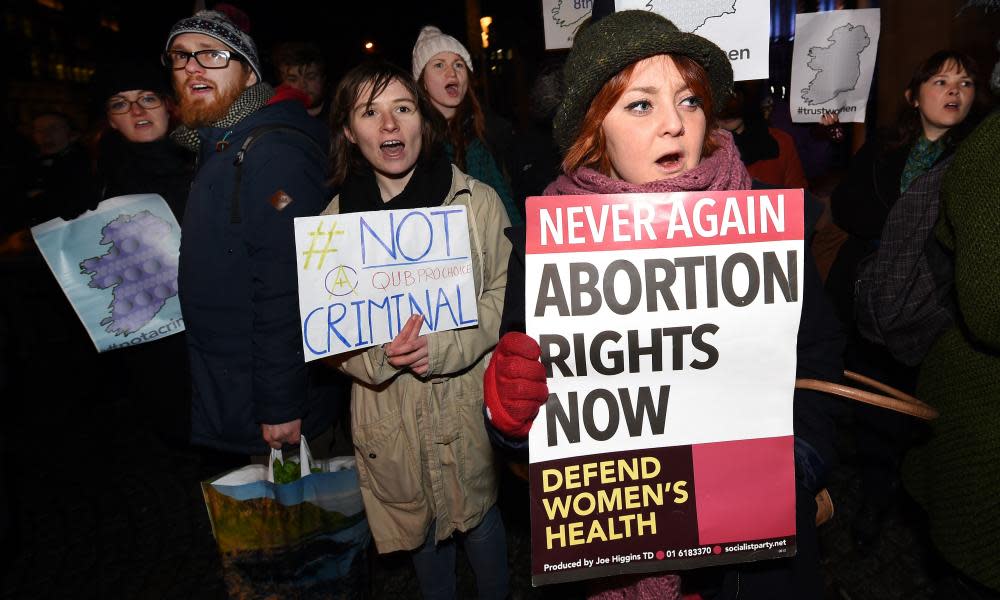 Pro-choice rally in Northern Ireland