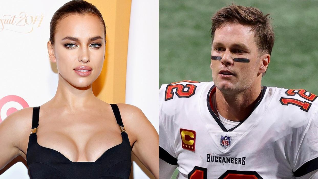  Irina Shayk and Tom Brady 