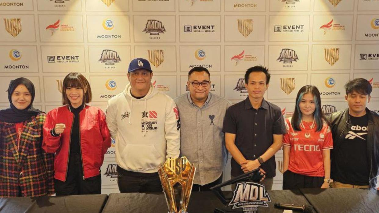 The addition of two female teams in MDL Indonesia marks the first time female teams were included in the MLBB Esports League. (Photo: MOONTON)