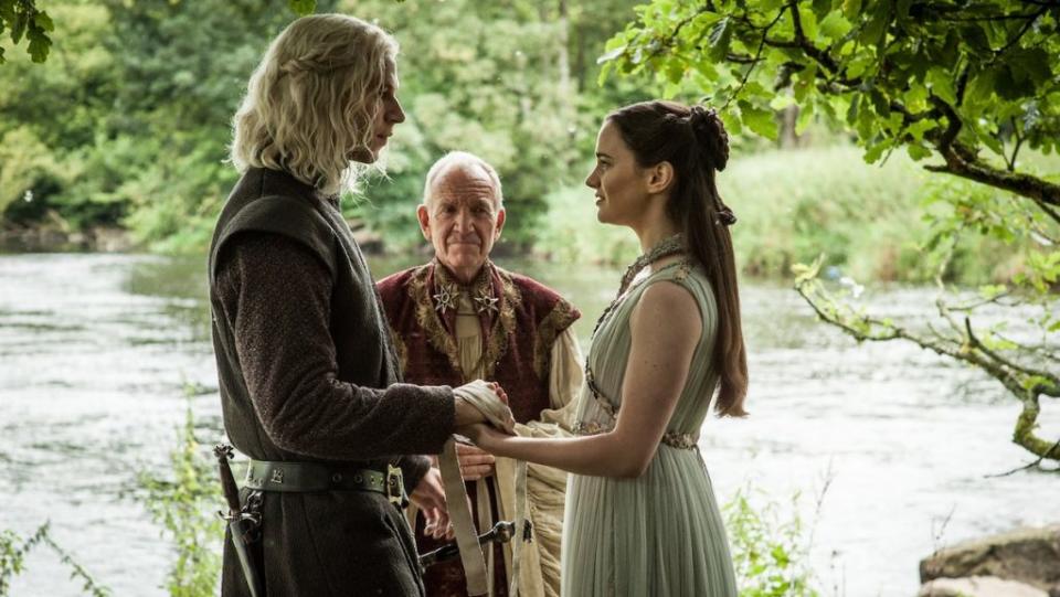 Rhaegar Targaryen and Lyanna Stark on Game of Thrones