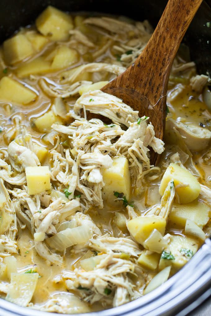 Slow Cooker White Chicken Chili