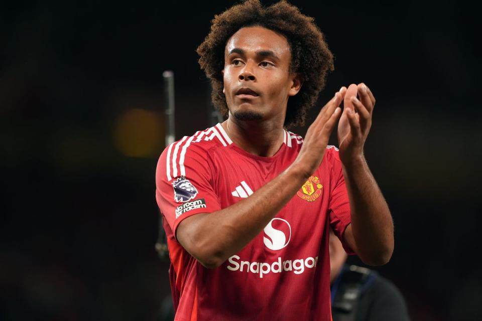 Zirkzee provided the one bright moment in the match against Fulham (PA)