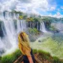 <p>Chances are, this destination with nearly two miles of waterfalls isn't on your travel bucket list.... yet. <a rel="nofollow noopener" href="http://www.iguazuargentina.com/en/" target="_blank" data-ylk="slk:Iguazú Falls;elm:context_link;itc:0;sec:content-canvas" class="link ">Iguazú Falls</a> is a must-see if you've ever wanted to visit <a rel="nofollow noopener" href="http://www.elledecor.com/life-culture/a8727186/pablo-escobar-son/" target="_blank" data-ylk="slk:Argentina;elm:context_link;itc:0;sec:content-canvas" class="link ">Argentina</a>, or if you are simply entranced by the natural wonders of the world. Located on the border of Brazil and Argentina, the waterfalls are 1.7 miles long and 269 feet tall, making them the largest system of waterfalls in the world. <br></p>