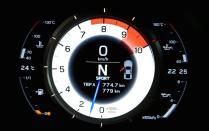 <p>Lexus said it used a digital tach in the LFA because its V10 engine revved too quickly for an analog unit to keep up. Marketing speak? Perhaps, but regardless, the LFA's instrument panel is one of the most gorgeous we've ever seen in a car. Thankfully its style lives on in the RC F and the GS F.</p>