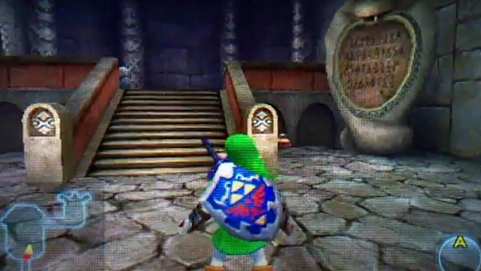 Link inside the Spirit Temple